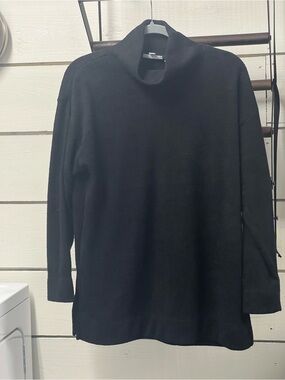 Chico's Black Women's Turtleneck Tunic